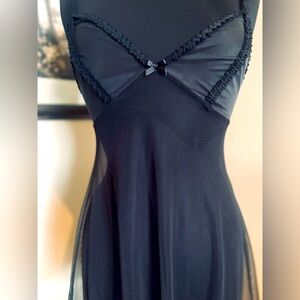 Victoria’s Secret black mesh chemise